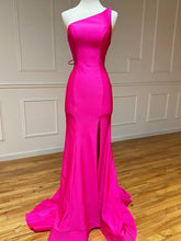 Mermaid One Shoulder Long Prom Dress