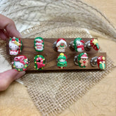 Kitty Accompanies You On Christmas(Press On Nails)Carefully designed pure handmade press-on gel nails