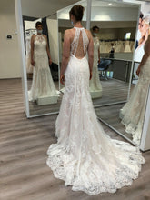 BMbridal Halter Sleeveless Mermaid Wedding Dress Lace Bridal Gowns