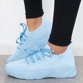 Casual Mesh Knitting Sneakers Lightweight Arch Support Running Shoes