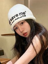 Keep Warm Knitted Letters Hats&Caps