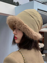 Women Winter Casual Solid Plush Warm Hat