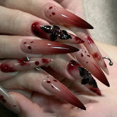 Hot SaleHalloween Vampire NailHandmade Artificial Gel Nail Press-On Nails