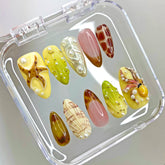 Island ImprintCarefully designed pure handmade press-on gel nails