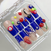 Billiards TimeCarefully designed pure handmade press-on gel nails