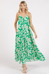 Vacation Maxi Cami Dress with Pockets