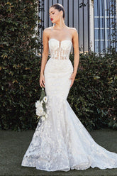 Long Mermaid Bridal Dress