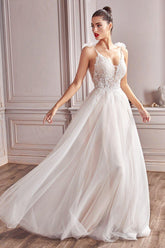 Long A-Line Wedding Dress