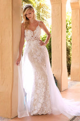 Long Formal Bridal Wedding Dress