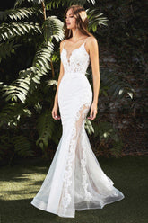 Mermaid Illusion Wedding Dress