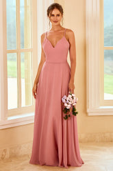 Long Boho Bridesmaid Dress
