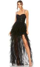 Sleeveless Sequin Embellished Evening Dress