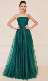 Ruched Bodice Prom Gown