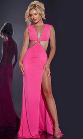 Backless Cutout Prom Dress