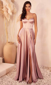 Sweetheart Corset Bustier Prom Gown