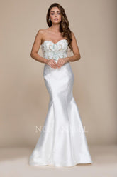 Long Formal Wedding Bridal Dress