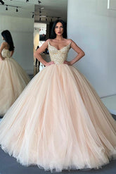 Strapless Formal Long Ball gown Prom Dress sequined