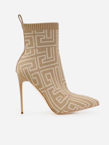 Stiletto Sock Ankle Boots