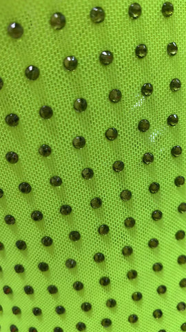 Langärmliges, durchsichtiges, langes Kleid aus Netzstoff mit Rautenmuster