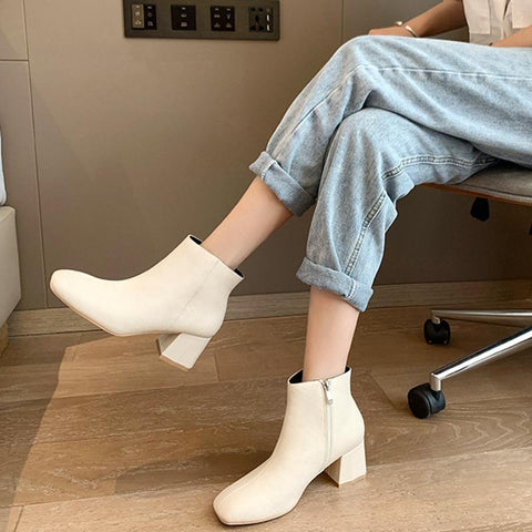 Short Boots Martin Boots Women High Heels