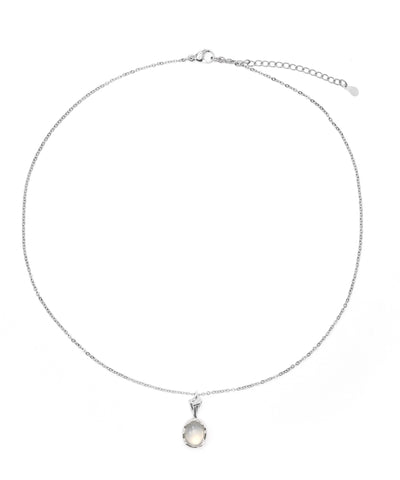 Fine Gem Stone High Quality Metal Necklace