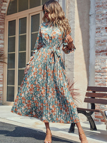 PMidi Langärmliges Kleid