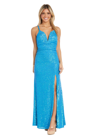 Long Fitted Formal Prom Gown
