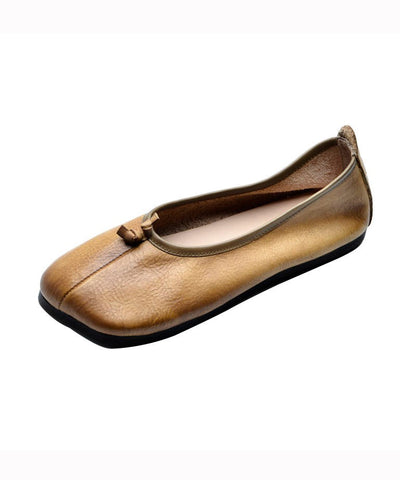 Braune bequeme Schuhe für Plattfüße, Spleißen, handgefertigt