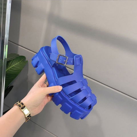 Platform Ladies Buckle Strap Summer Fashion Designer Female Sandals