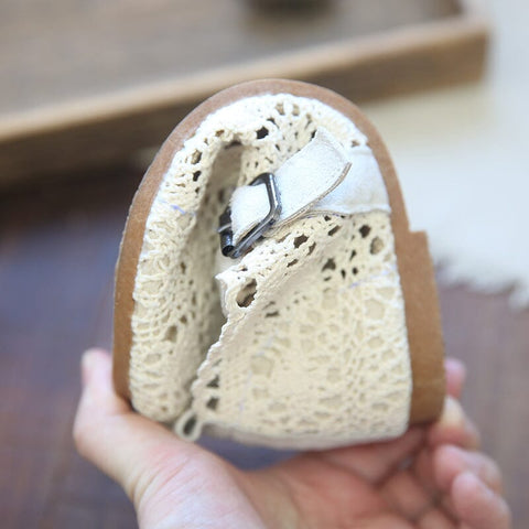Women Hollow Retro Casual Flat Sandals