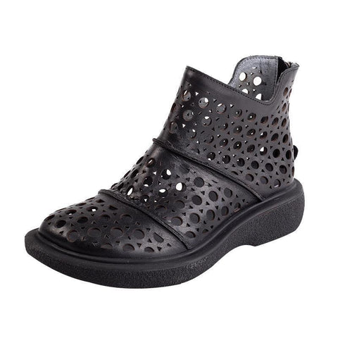 Comfortable Hollow Out Casual Summer Ankle Boots
