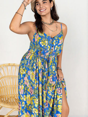 Sommer-Maxikleid in Übergröße