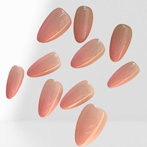 Hot SaleGirl PinkHandmade Artificial Gel Nail Press-On Nails