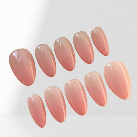 Hot SaleGirl PinkHandmade Artificial Gel Nail Press-On Nails