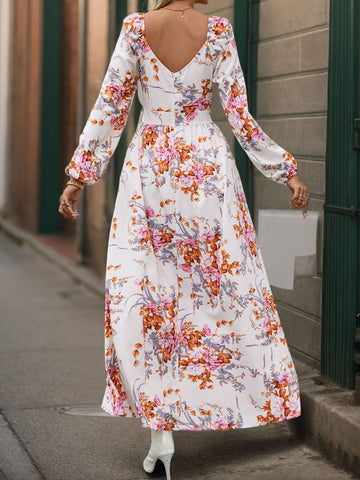 Langärmliges Maxikleid