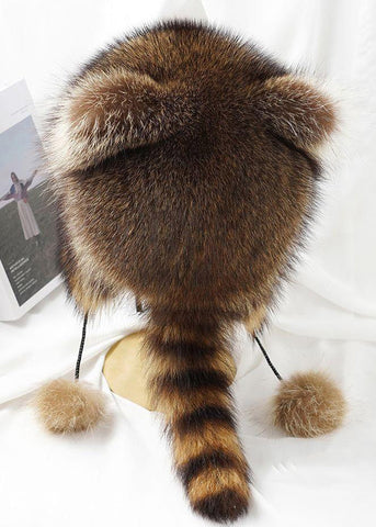 Super süße Winter-Boonie-Mütze mit Ohren, neue Katzenohren in Form eines kleinen Fuchses