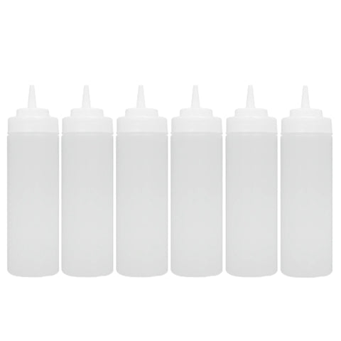 Empty Squeeze Bottles (6 Pack)