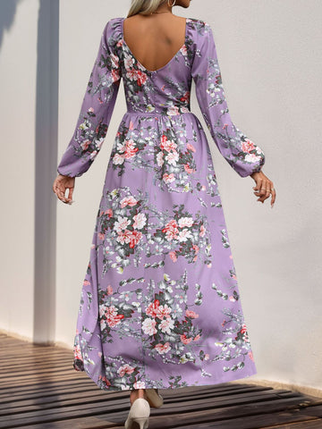 Langärmliges Maxikleid