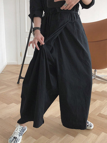 Original Empire Elasticity Wide Leg Jumpsuits