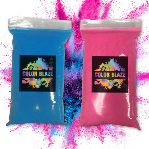 2lb Gender Reveal Color Powder (2 - 1lb Bags)