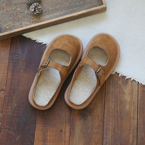 Women Retro Suede Soft Slides Shoes