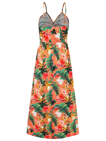 Tropical Vacation Maxi Resort Dress