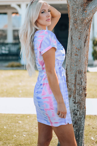Damen Mom &amp; Me Dress Tie-Dye Sommerkleid