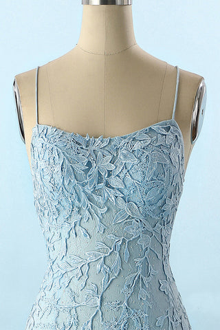 Mermaid Long Prom Dress Backless Evening Dress
