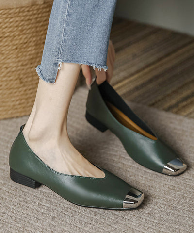 Braune Schuhe für Plattfüße Schaffell Chic Bequeme Spleißen