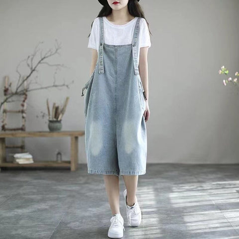 Women Fashion Casual Loose Summer Jumpsuit