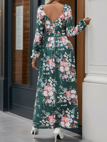 Langärmliges Maxikleid