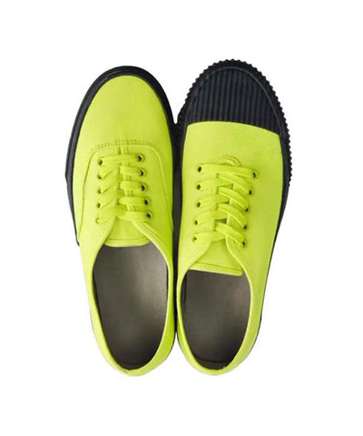 Grüne Canvas Casual Asymmetrische Flache Schuhe Cross Strap