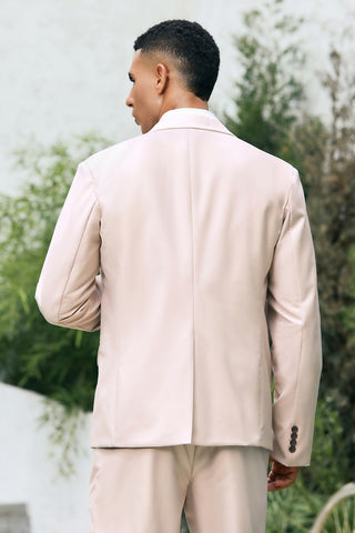 Ivory Peak Lapel One Button 3 Pieces Formal Prom Men's Suits