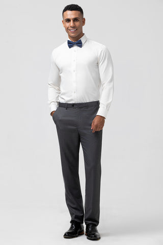 Grey Shawl Lapel One Button 2 Pieces Formal Men's Suits